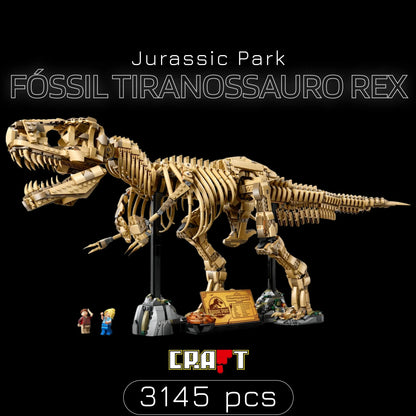Tyrannosaurus Rex Fossil from Jurassic Park (3145 pieces)