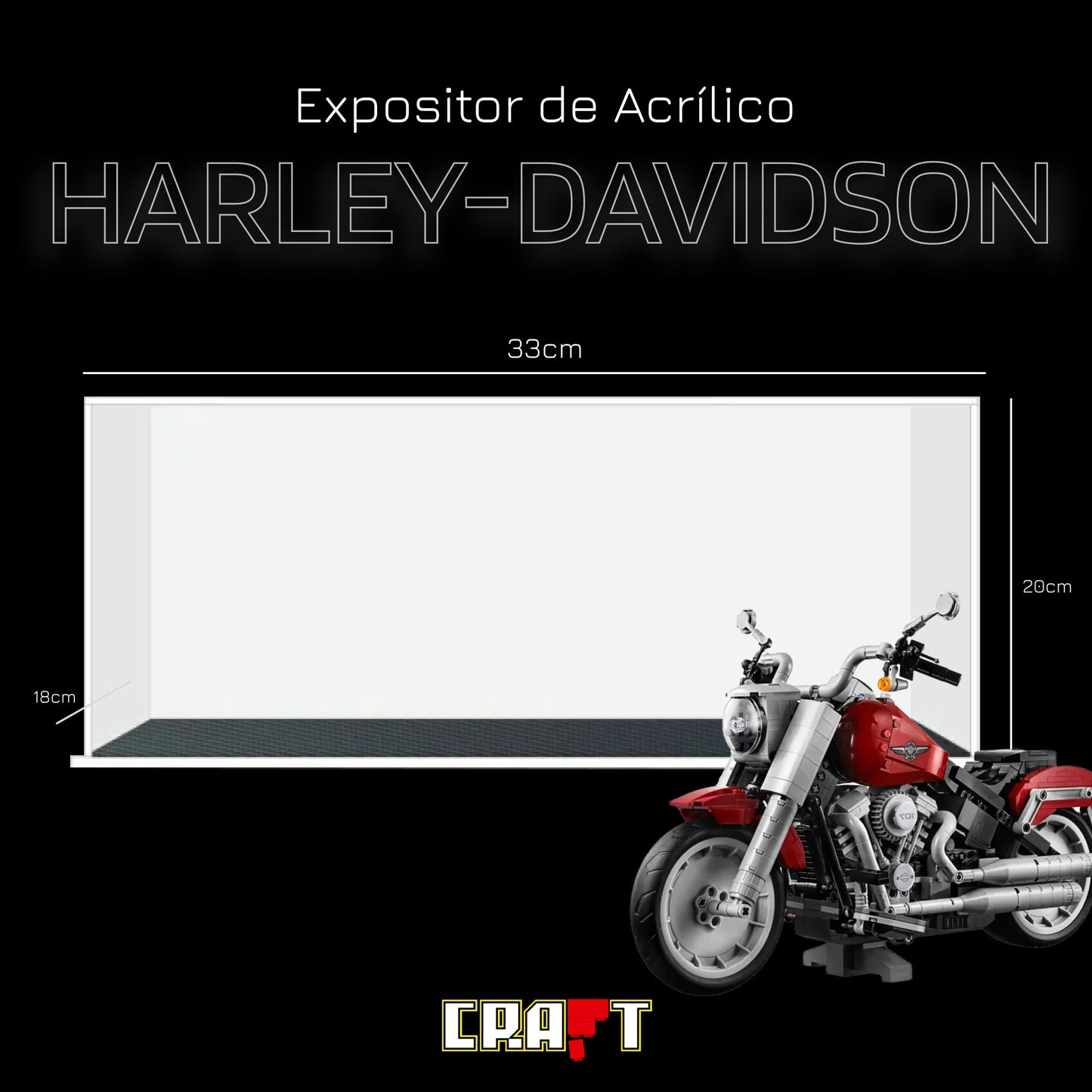 Acrylic Display - Harley-Davidson (1023 pieces)