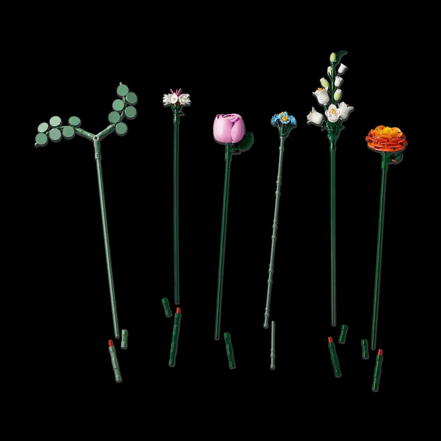 Pink Flower Bouquet (749 pieces)