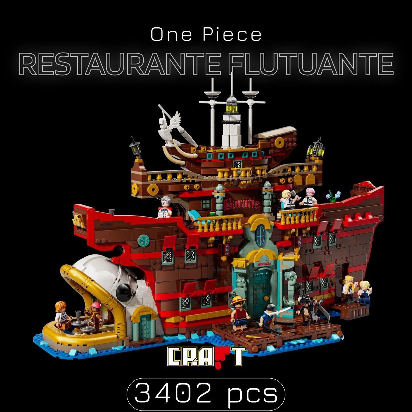 One Piece - Floating Restaurant (3402 pieces)