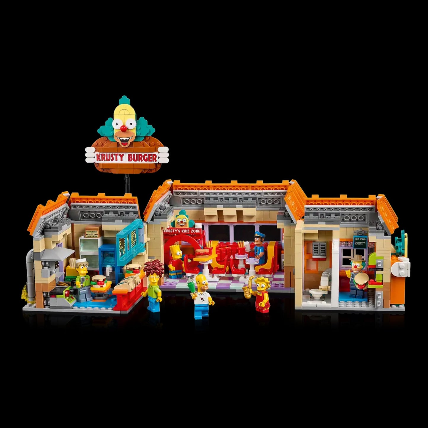 The Simpsons - Krusty Burger (1635 pieces)