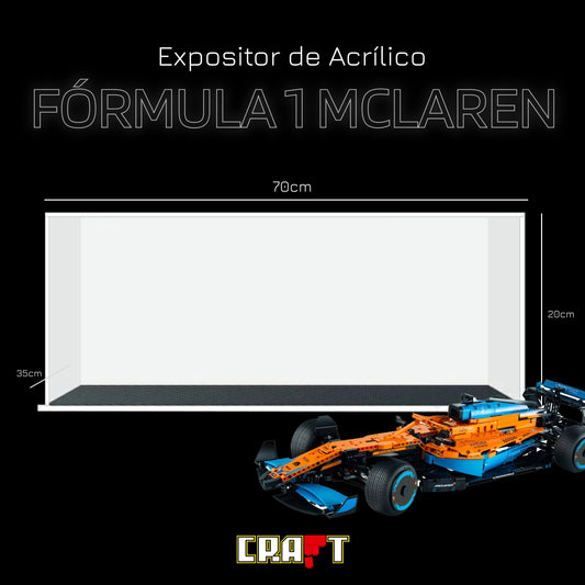 Acrylic Display - Formula 1 McLaren (1432 pieces)