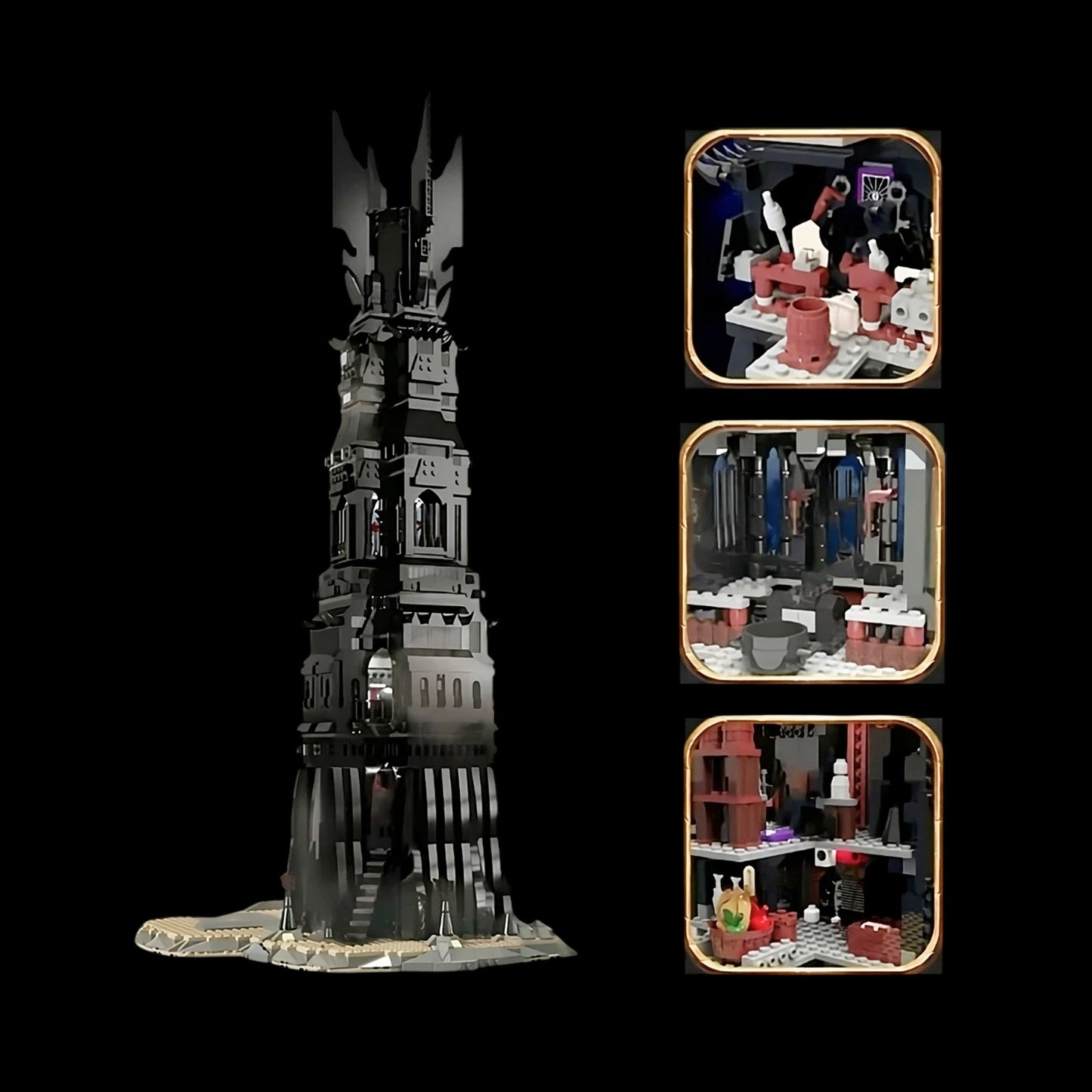 The Lord of the Rings - Tower of Orthanc (2359 pieces)