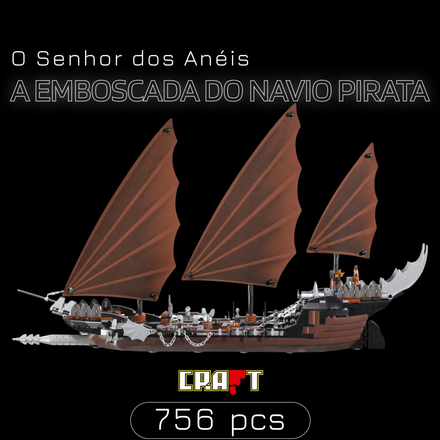 The Lord of the Rings - The Pirate Ship Ambush (756 pieces)