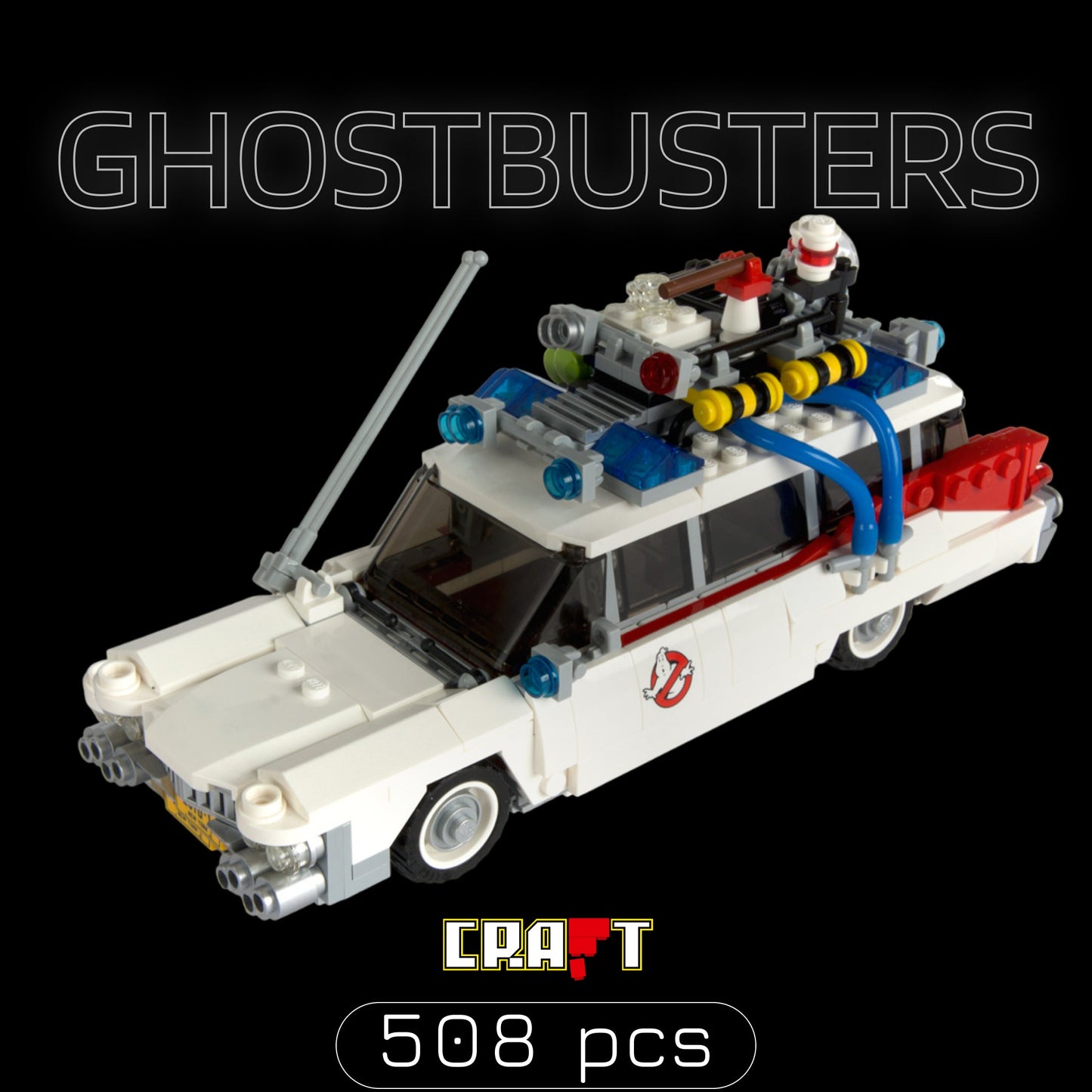 Cadillac ECTO-1 from Ghostbusters (508 pieces)
