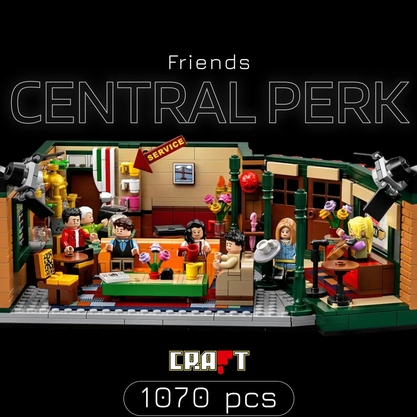 Central Perk - Friends (1070 pieces)