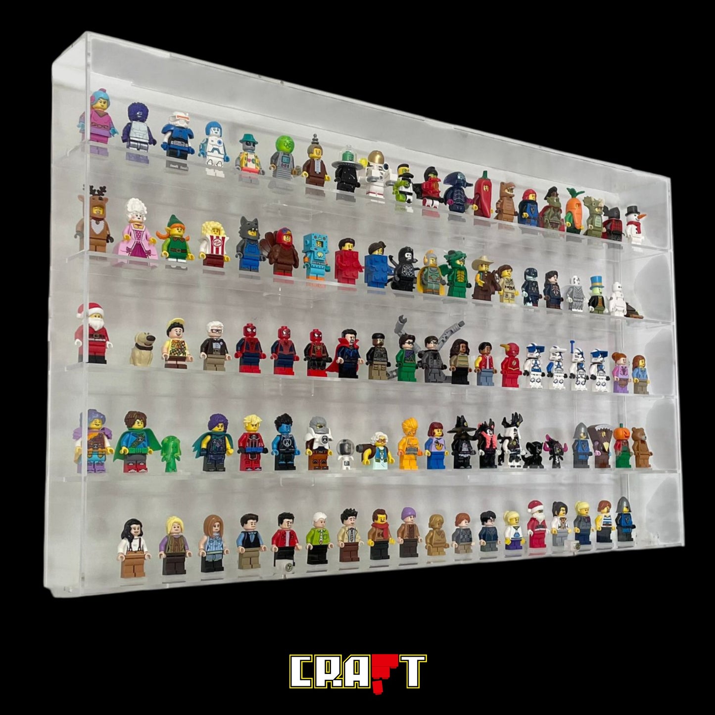 Acrylic Display - 90 Minifigures