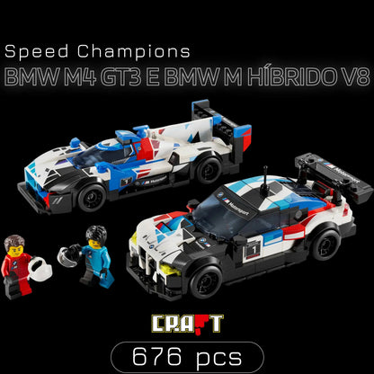 Speed Champions - BMW M4 GT3 and BMW M Hybrid V8 (676 pieces)