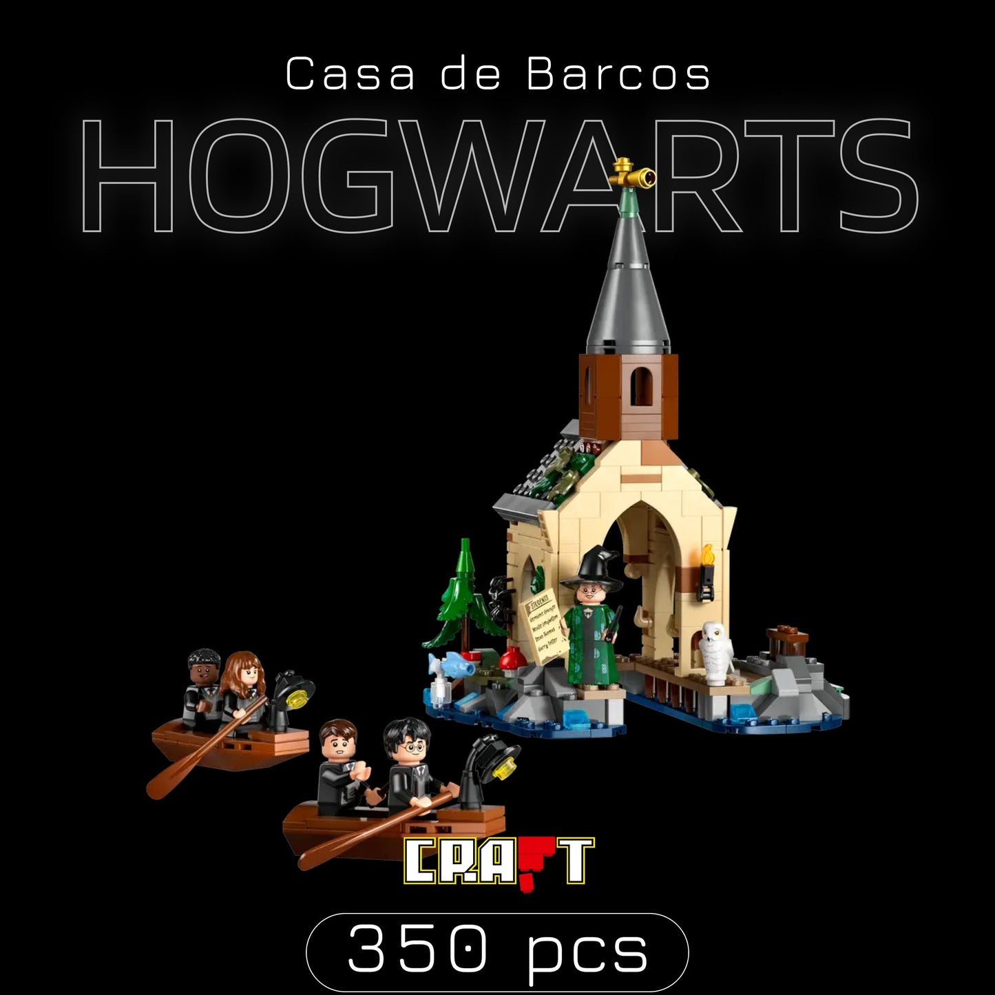 Boat House - Hogwarts Castle (350 pieces)