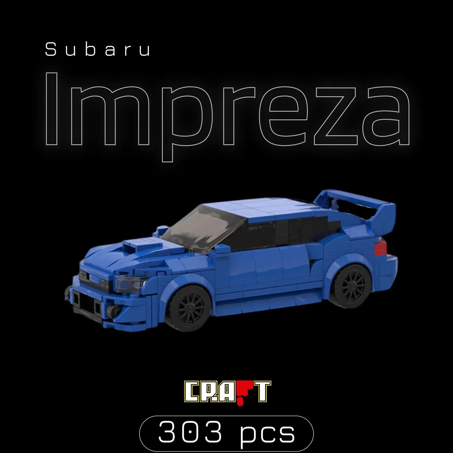 Subaru Impreza (303 pieces)