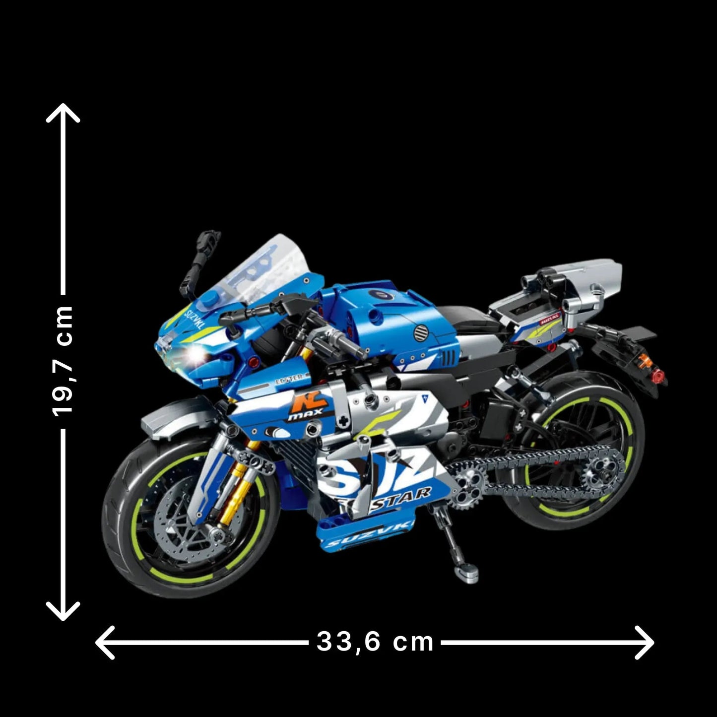 Suzuki GSX-R (823 pieces)
